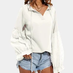 Blazers & Blouses Dames*Stijlvolle damesblouse voor de zomer