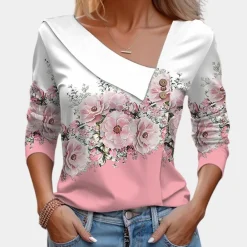 Blazers & Blouses Dames*Stijlvolle damesblouse voor de zomer