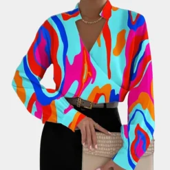 Blazers & Blouses Dames*Stijlvolle damesblouse voor de zomer