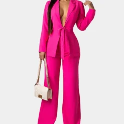 Sets Dames*Stijlvolle 2-delige blazerset voor dames - Zomerse Editie