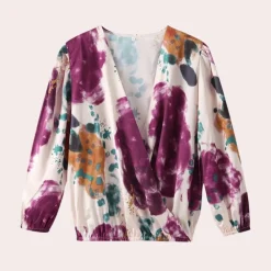 Sets Dames*Stijlvolle 2-delige damesset voor de zomer Wit-paars