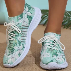 Damesschoenen*Stijlvolle en lichtgewicht zomerse damessneakers Groen