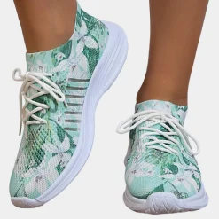 Damesschoenen*Stijlvolle en lichtgewicht zomerse damessneakers Groen