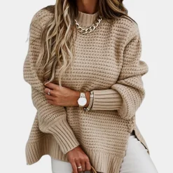 Truien & Vesten Dames*Stijlvolle gebreide damestrui voor de zomer