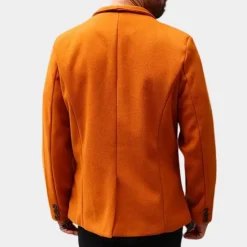 Jassen Heren*Stijlvolle zomer herenjas Oranje