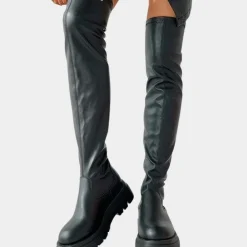 Damesschoenen*Stijlvolle overknee laarzen voor dames - Perfect voor de Lente en Zomer