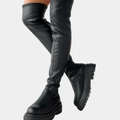 Damesschoenen*Stijlvolle overknee laarzen voor dames - Perfect voor de Lente en Zomer