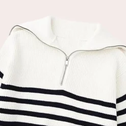 Truien & Vesten Dames*Stijlvolle trui met rits voor dames