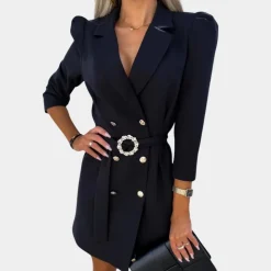 Blazers & Blouses Dames*Stijlvolle zomer blazerjurk voor dames