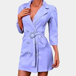 Blazers & Blouses Dames*Stijlvolle zomer blazerjurk voor dames