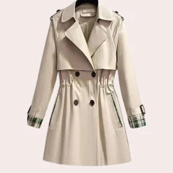 Jassen Dames*Stijlvolle zomer trenchcoat voor dames