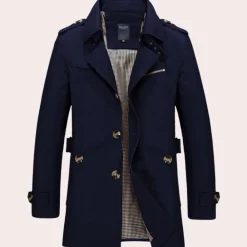 Jassen Heren*Stijlvolle zomer trenchcoat voor heren