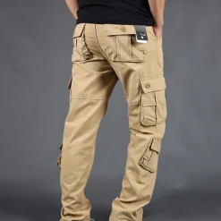 Broeken Heren*Stijlvolle zomerse cargo broek voor heren