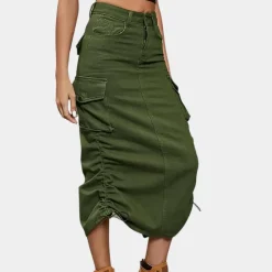 Broeken & Rokken Dames*Stijlvolle zomerse cargo rok voor dames