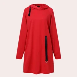 Jurken & Jumpsuits Dames*Stijlvolle zomerse hoodiejurk voor dames