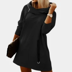 Jurken & Jumpsuits Dames*Stijlvolle zomerse hoodiejurk voor dames