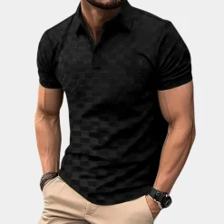 Shirts Heren*Stijlvolle zomerse polo met korte mouwen