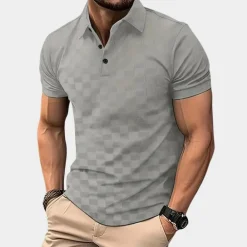 Shirts Heren*Stijlvolle zomerse polo met korte mouwen