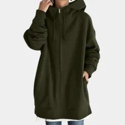 Jassen Dames*Stijlvolle zomerse zip-up hoodie voor dames