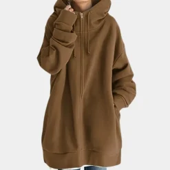 Jassen Dames*Stijlvolle zomerse zip-up hoodie voor dames