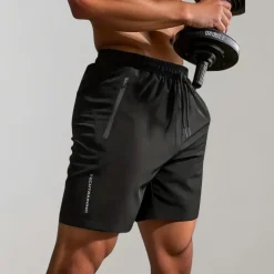 Broeken Heren*Storm - Sneldrogende zomerse herenshort Zwart