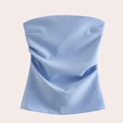 Blazers & Blouses Dames*Strapless damesblouse voor de zomer