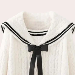 Truien & Vesten Dames*Sybille - Comfortabele gebreide damestrui Wit