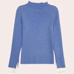 Truien & Vesten Dames*TADITA - Modieuze Zomerse Trui voor Dames Blauw