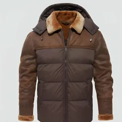 Jassen Heren*TAI - Herenjack met pluche capuchon