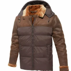 Jassen Heren*TAI - Herenjack met pluche capuchon