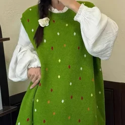 Jurken & Jumpsuits Dames*TAINN - Zomerse Klassieke Jurk voor Dames Groen