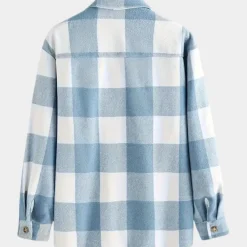 Shirts Heren*Takis - Heren trendy shirt met lange mouwen voor de zomer Lichtblauw