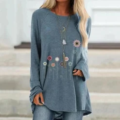 Topjes & Shirts Dames*TAMARA - Elegante zomerse sweatshirt voor vrouwen
