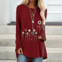 Topjes & Shirts Dames*TAMARA - Elegante zomerse sweatshirt voor vrouwen