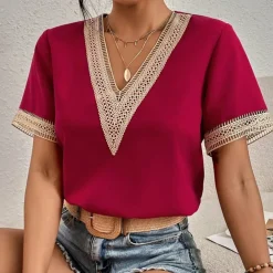 Topjes & Shirts Dames*TANJA - Elegant dames t-shirt voor de zomer