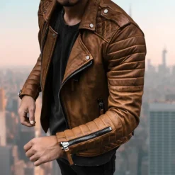 Leren Jassen Heren|Jassen Heren*TAYLOR - Stijlvolle en comfortabele zomerjas