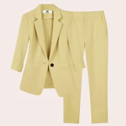 Sets Dames*Teresa - Verfijnde dames blazer en broek set voor de zomer