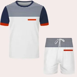 Sets Heren*Terrance - Trendy tweedelige zomerkleding voor mannen - Perfect voor de zomer