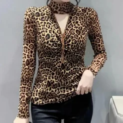 Topjes & Shirts Dames*TEXANNA - Elegante Zomertop voor Dames Bruin