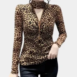 Topjes & Shirts Dames*TEXANNA - Elegante Zomertop voor Dames Bruin