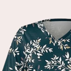 Blazers & Blouses Dames*Thais - Klassieke vintage zomerblouse voor dames Groen