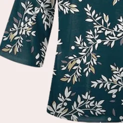 Blazers & Blouses Dames*Thais - Klassieke vintage zomerblouse voor dames Groen