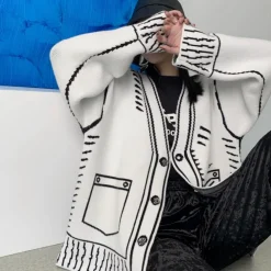 Truien & Vesten Dames*Theodosia - Speelse Zomerse Afdrukken Damesvest