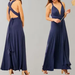 Jurken & Jumpsuits Dames*Thora - Multiway wikkeljurk voor de lente en zomer