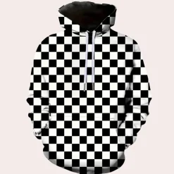 Shirts Heren*TIAGO - Trendy Zomersweatshirt voor Heren Zwart Wit