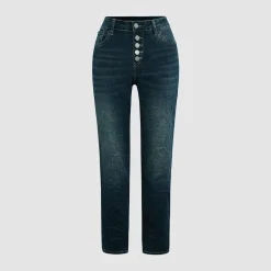 Broeken & Rokken Dames*TILDE - Dames zomerjeans Blauw