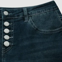 Broeken & Rokken Dames*TILDE - Dames zomerjeans Blauw