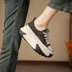 Damesschoenen*Tinley - Verfijnde Retro Dames Zomersneakers