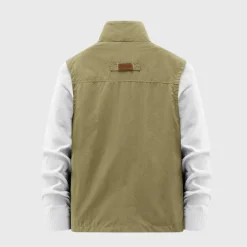 Jassen Heren*Toke - Zomervest voor heren met meerdere ritszakken