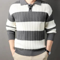 Shirts Heren*Toncse - Comfortabele gebreide polo trui voor heren - Lente/Zomer Editie